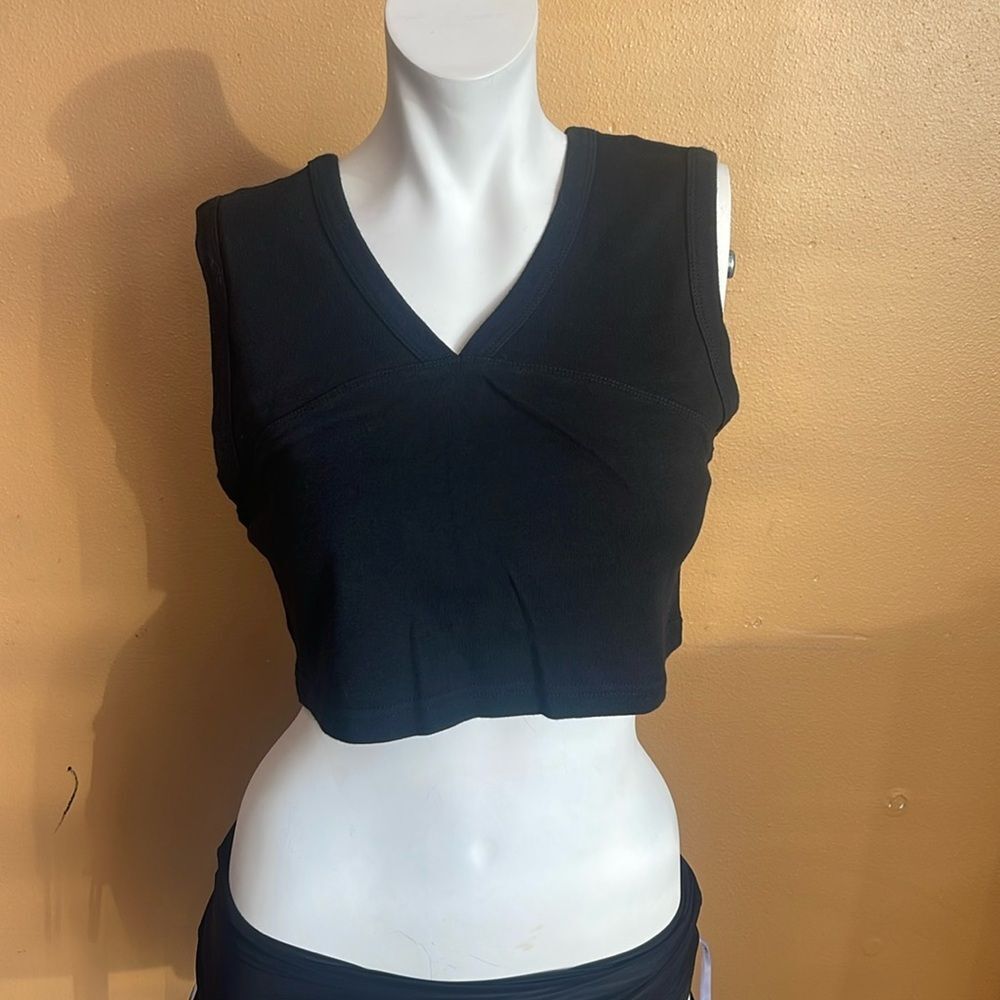 Derek Heart ❤️ black crop top size XL
